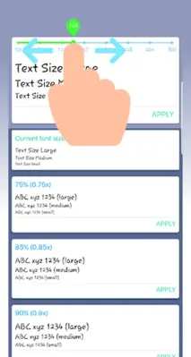 Font Resizer Change Font Size android App screenshot 3